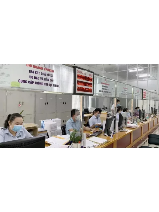   Chi nhánh văn phòng đăng ký đất đai Quận Tân Phú - TP. HCM