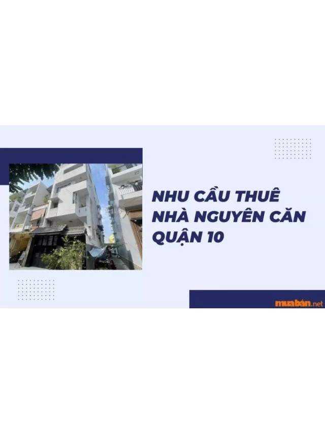   Cho thuê nhà nguyên căn Quận 10 giá 7 triệu mới nhất T4/2024